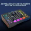 FIFINE SC3 - Mixer gaming e streaming con ingresso XLR e RGB — 3 FIFINE SC3 - Mixer gaming e streaming con ingresso XLR e RGB — 3