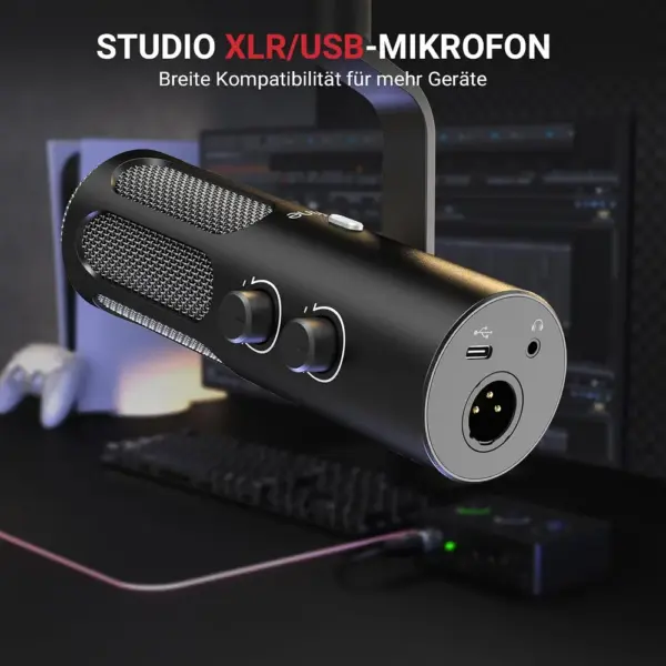 FIFINE TANK3 - Dynamisches XLR/USB-Mikrofon aus Metall — 2 FIFINE TANK3 - Dynamisches XLR/USB-Mikrofon aus Metall — 2