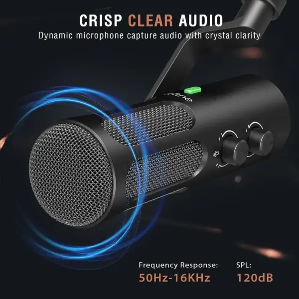 FIFINE TANK3 - All-metal dynamic USB/XLR podcast microphone — 5 FIFINE TANK3 - All-metal dynamic USB/XLR podcast microphone — 5
