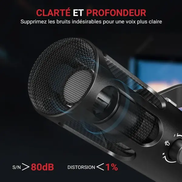FIFINE TANK3 - Micro dynamique XLR/USB tout métal — 3 FIFINE TANK3 - Micro dynamique XLR/USB tout métal — 3