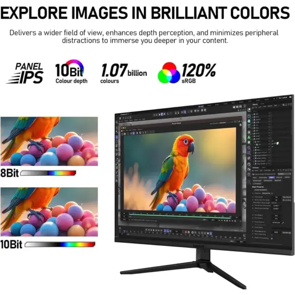Gawfolk GF005 - Écran PC 28 pouces 4K UHD 60 Hz — 3 Gawfolk GF005 - Écran PC 28 pouces 4K UHD 60 Hz — 3