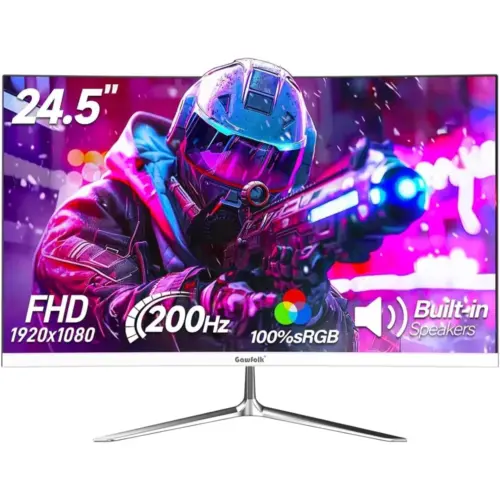 Gawfolk GF240A-W - Écran PC 24,5 pouces Full HD 200 Hz, blanc — 1 Gawfolk GF240A-W - Écran PC 24,5 pouces Full HD 200 Hz, blanc — 1