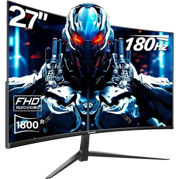 Gawfolk GF270C 200 Hz - 27-inch curved Full HD 200 Hz gaming monitor with speakers — 1 Gawfolk GF270C 200 Hz - 27-inch curved Full HD 200 Hz gaming monitor with speakers — 1