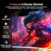 Gawfolk GF270C 200 Hz - Écran gaming incurvé 27 pouces Full HD 1800R, blanc — 2 Gawfolk GF270C 200 Hz - Écran gaming incurvé 27 pouces Full HD 1800R, blanc — 2
