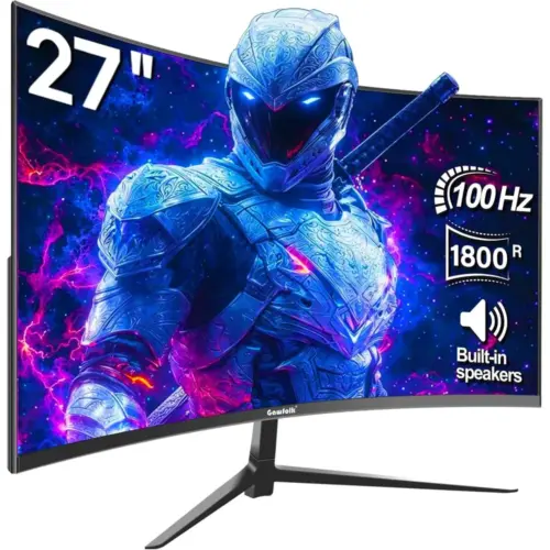 Gawfolk GF270F - 27 Zoll Curved Monitor 1800R, Full HD, 75 Hz — 1 Gawfolk GF270F - 27 Zoll Curved Monitor 1800R, Full HD, 75 Hz — 1