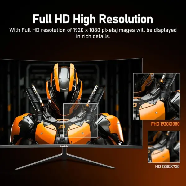 Gawfolk GF270F - Écran incurvé 27 pouces Full HD 1800R, 100 Hz — 4 Gawfolk GF270F - Écran incurvé 27 pouces Full HD 1800R, 100 Hz — 4