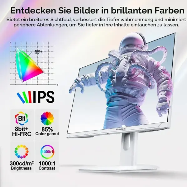 Gawfolk GF270J - 27 Zoll 4K Gaming Monitor, IPS, 160 Hz — 2 Gawfolk GF270J - 27 Zoll 4K Gaming Monitor, IPS, 160 Hz — 2