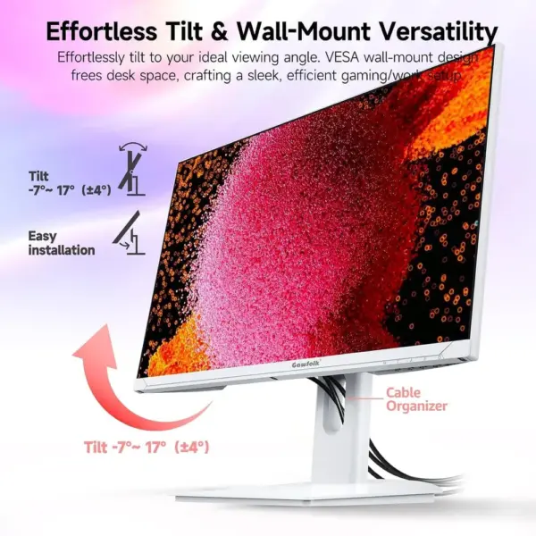 Gawfolk GF270J - Monitor gaming 4K de 27 pulgadas, IPS, 160 Hz — 5 Gawfolk GF270J - Monitor gaming 4K de 27 pulgadas, IPS, 160 Hz — 5