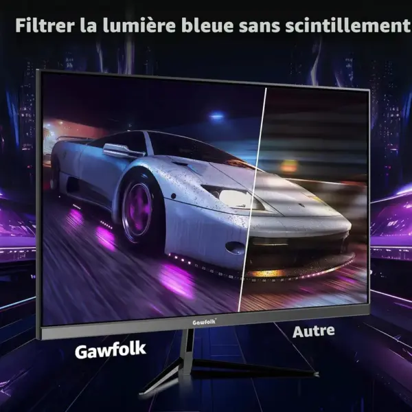 Gawfolk GF320I - Écran gaming incurvé 32 pouces QHD 1800R, 144 Hz — 4 Gawfolk GF320I - Écran gaming incurvé 32 pouces QHD 1800R, 144 Hz — 4
