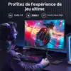 Gawfolk GF320I - Écran gaming incurvé 32 pouces QHD 1800R, 144 Hz — 5 Gawfolk GF320I - Écran gaming incurvé 32 pouces QHD 1800R, 144 Hz — 5