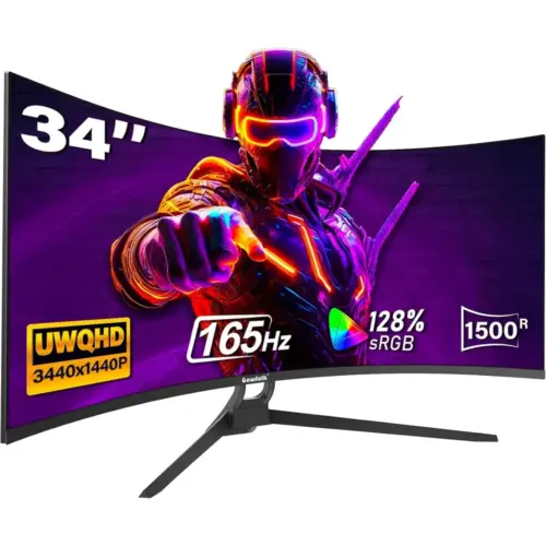 Gawfolk GF340C - 34-inch curved ultrawide UWQHD 165 Hz gaming monitor — 1 Gawfolk GF340C - 34-inch curved ultrawide UWQHD 165 Hz gaming monitor — 1
