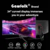Gawfolk GF340C - 34-inch curved ultrawide UWQHD 165 Hz gaming monitor — 5 Gawfolk GF340C - 34-inch curved ultrawide UWQHD 165 Hz gaming monitor — 5