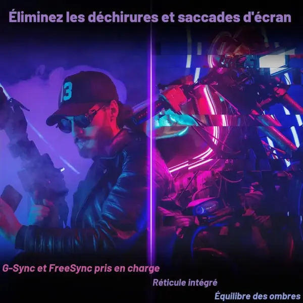 Gawfolk GF490D - Écran gaming super ultra large 49 pouces DQHD 1500R, 240 Hz — 4 Gawfolk GF490D - Écran gaming super ultra large 49 pouces DQHD 1500R, 240 Hz — 4