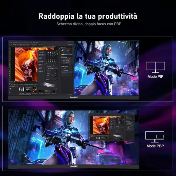 Gawfolk GFTY987 - 34 Zoll Curved Ultrawide Gaming Monitor 3800R, UWQHD, 165 Hz — 5 Gawfolk GFTY987 - 34 Zoll Curved Ultrawide Gaming Monitor 3800R, UWQHD, 165 Hz — 5