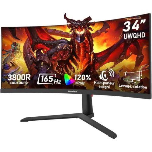 Gawfolk GFTY987 - Monitor ultrawide curvo 34 pollici UWQHD 165 Hz — 1 Gawfolk GFTY987 - Monitor ultrawide curvo 34 pollici UWQHD 165 Hz — 1