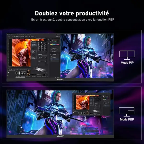 Gawfolk GFTY987 - Monitor ultrawide curvo 34 pollici UWQHD 165 Hz — 5 Gawfolk GFTY987 - Monitor ultrawide curvo 34 pollici UWQHD 165 Hz — 5