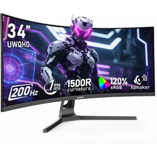 Gawfolk GFTY989 - Écran incurvé ultra large 34 pouces 3440 × 1440, 200 Hz — 1 Gawfolk GFTY989 - Écran incurvé ultra large 34 pouces 3440 × 1440, 200 Hz — 1