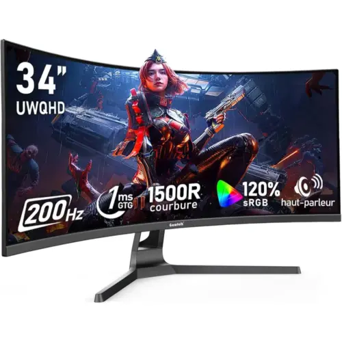 Gawfolk GFTY989 - Monitor ultrawide curvo 34 pollici UWQHD 200 Hz — 1 Gawfolk GFTY989 - Monitor ultrawide curvo 34 pollici UWQHD 200 Hz — 1