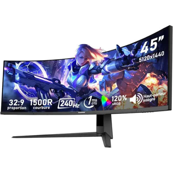 Gawfolk GFTY991 - Monitor super ultrawide curvo 45 pollici DQHD 240 Hz — 1 Gawfolk GFTY991 - Monitor super ultrawide curvo 45 pollici DQHD 240 Hz — 1