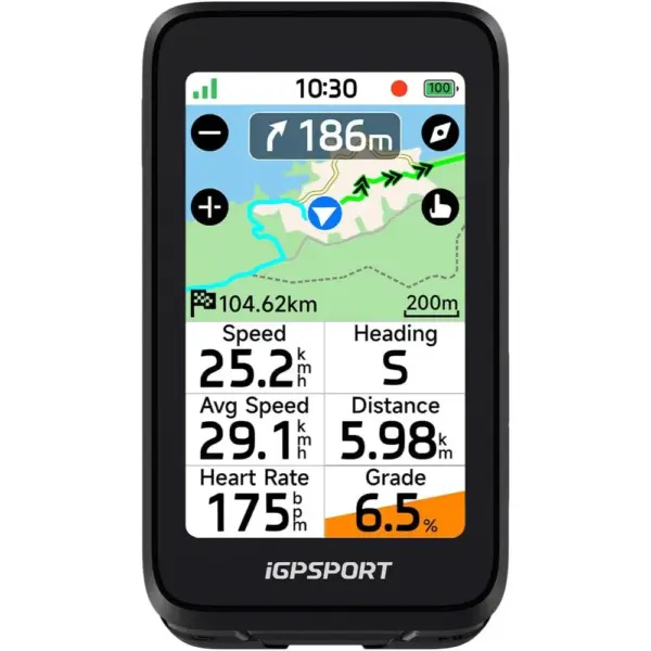 iGPSPORT BiNavi Air - GPS bike computer with 3-inch touchscreen and smart rerouting — 1 iGPSPORT BiNavi Air - GPS bike computer with 3-inch touchscreen and smart rerouting — 1