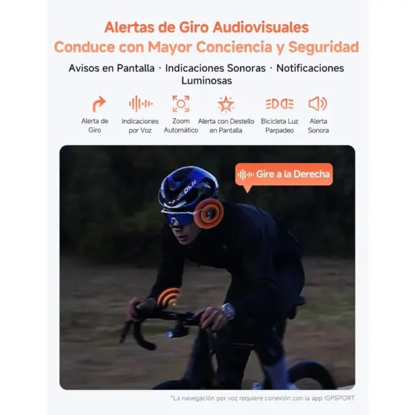 iGPSPORT BiNavi Air - Ciclocomputador GPS con mapas y pantalla táctil HD de 3 pulgadas — 5 iGPSPORT BiNavi Air - Ciclocomputador GPS con mapas y pantalla táctil HD de 3 pulgadas — 5