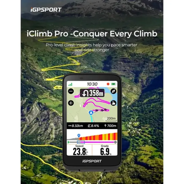 iGPSPORT BiNavi - GPS bike computer with 3.5-inch touchscreen and map navigation — 5 iGPSPORT BiNavi - GPS bike computer with 3.5-inch touchscreen and map navigation — 5