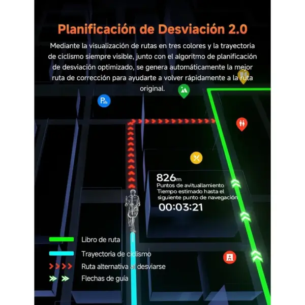 iGPSPORT BiNavi - Ciclocomputador GPS con mapas y pantalla táctil de 3,5 pulgadas — 3 iGPSPORT BiNavi - Ciclocomputador GPS con mapas y pantalla táctil de 3,5 pulgadas — 3