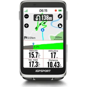 iGPSPORT BiNavi - Ciclocomputer GPS con mappe e display touch da 3,5 pollici — 1