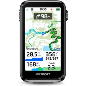 iGPSPORT BiNavi Ultra - GPS bike computer with 3.7-inch touchscreen and 64 GB storage — 1