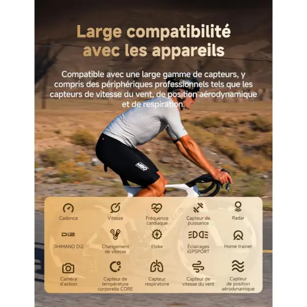 iGPSPORT BiNavi Ultra - Compteur vélo GPS 3,7 pouces avec navigation vocale — 5 iGPSPORT BiNavi Ultra - Compteur vélo GPS 3,7 pouces avec navigation vocale — 5