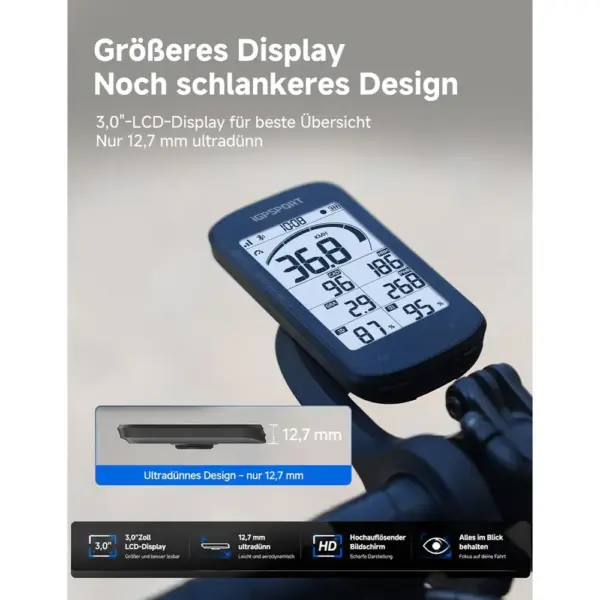 iGPSPORT BSC100MAX - GPS-Fahrradcomputer mit 3-Zoll-Display und Höhenmesser — 3 iGPSPORT BSC100MAX - GPS-Fahrradcomputer mit 3-Zoll-Display und Höhenmesser — 3