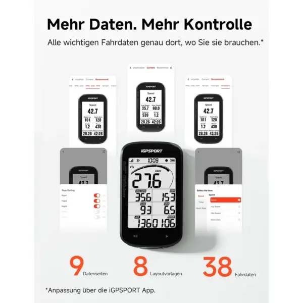 iGPSPORT BSC100MAX - GPS-Fahrradcomputer mit 3-Zoll-Display und Höhenmesser — 5 iGPSPORT BSC100MAX - GPS-Fahrradcomputer mit 3-Zoll-Display und Höhenmesser — 5