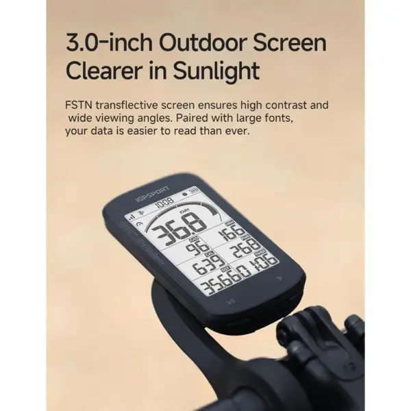 iGPSPORT BSC100MAX - GPS bike computer with 3-inch screen and auto start/stop — 4 iGPSPORT BSC100MAX - GPS bike computer with 3-inch screen and auto start/stop — 4