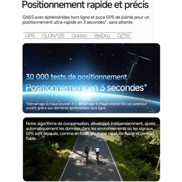 iGPSPORT BSC100MAX - Compteur vélo GPS sans fil, grand écran 3 pouces — 3 iGPSPORT BSC100MAX - Compteur vélo GPS sans fil, grand écran 3 pouces — 3