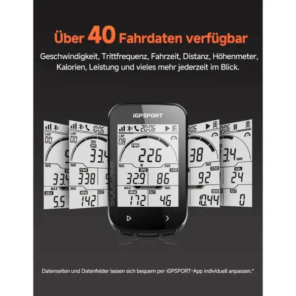 iGPSPORT BSC100S - kabelloser GPS-Fahrradcomputer mit 2,6-Zoll-Display — 3 iGPSPORT BSC100S - kabelloser GPS-Fahrradcomputer mit 2,6-Zoll-Display — 3