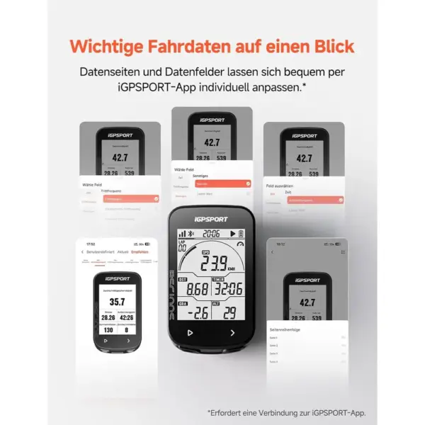 iGPSPORT BSC100S - kabelloser GPS-Fahrradcomputer mit 2,6-Zoll-Display — 4 iGPSPORT BSC100S - kabelloser GPS-Fahrradcomputer mit 2,6-Zoll-Display — 4