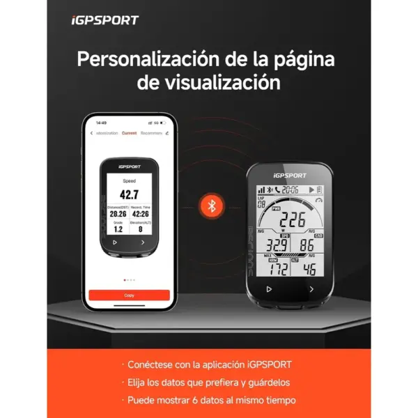 iGPSPORT BSC100S - GPS bike computer with 2.6-inch auto-backlit screen — 4 iGPSPORT BSC100S - GPS bike computer with 2.6-inch auto-backlit screen — 4