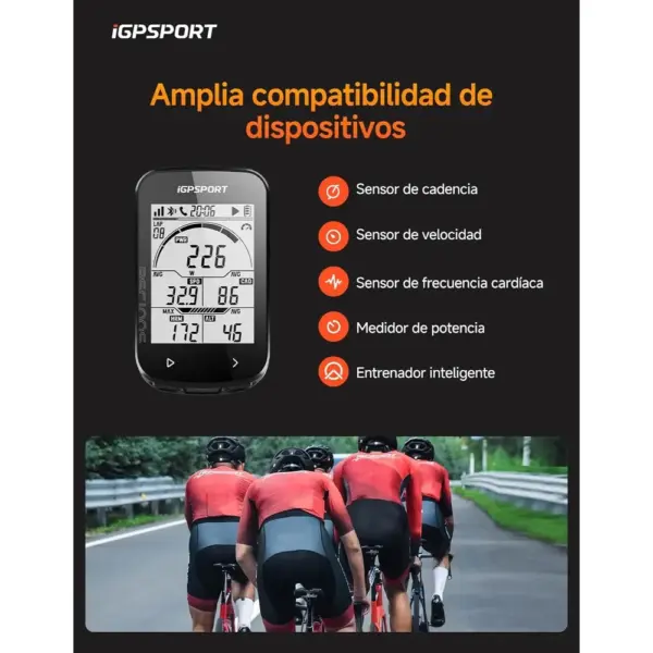iGPSPORT BSC100S - GPS bike computer with 2.6-inch auto-backlit screen — 5 iGPSPORT BSC100S - GPS bike computer with 2.6-inch auto-backlit screen — 5