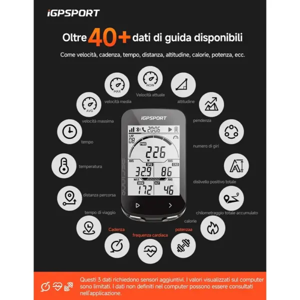 iGPSPORT BSC100S - Ciclocomputer GPS con display da 2,6 pollici e oltre 40 dati — 2 iGPSPORT BSC100S - Ciclocomputer GPS con display da 2,6 pollici e oltre 40 dati — 2