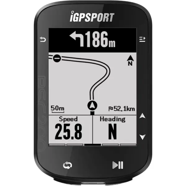 iGPSPORT BSC200 - Compteur vélo GPS avec navigation par flèches, écran 2,5 pouces — 1 iGPSPORT BSC200 - Compteur vélo GPS avec navigation par flèches, écran 2,5 pouces — 1