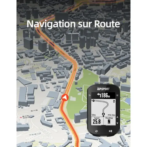 iGPSPORT BSC200 - Compteur vélo GPS avec navigation par flèches, écran 2,5 pouces — 2 iGPSPORT BSC200 - Compteur vélo GPS avec navigation par flèches, écran 2,5 pouces — 2