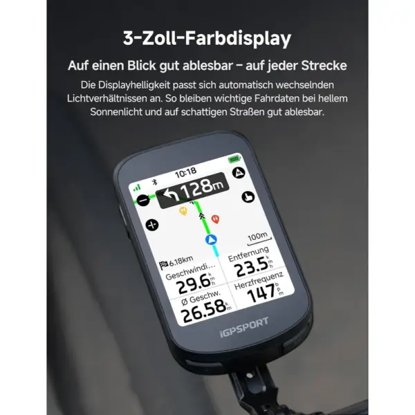 iGPSPORT BSC200 Pro - GPS-Fahrradcomputer mit 3-Zoll-Farb-Touchscreen — 3 iGPSPORT BSC200 Pro - GPS-Fahrradcomputer mit 3-Zoll-Farb-Touchscreen — 3