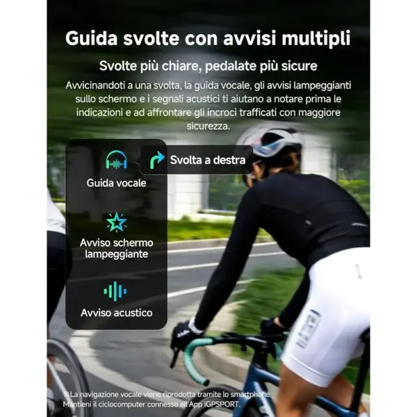 iGPSPORT BSC200 Pro - Ciclocomputer GPS touchscreen da 3 pollici con navigazione — 4 iGPSPORT BSC200 Pro - Ciclocomputer GPS touchscreen da 3 pollici con navigazione — 4
