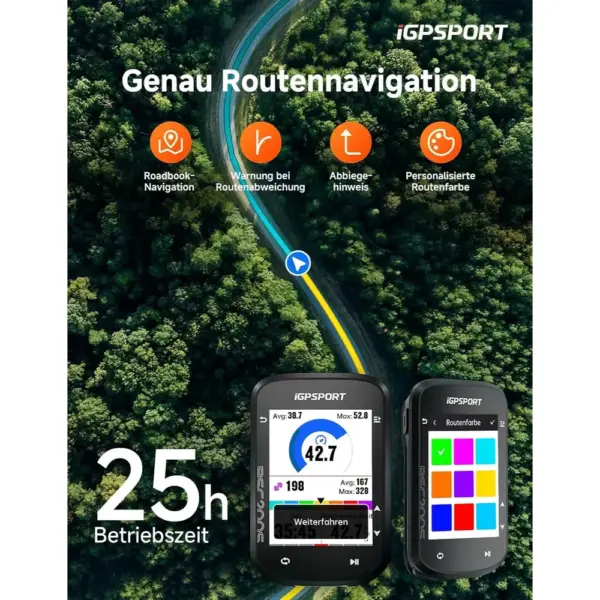 iGPSPORT BSC200S - GPS-Fahrradcomputer mit Farbdisplay und Routennavigation — 2 iGPSPORT BSC200S - GPS-Fahrradcomputer mit Farbdisplay und Routennavigation — 2