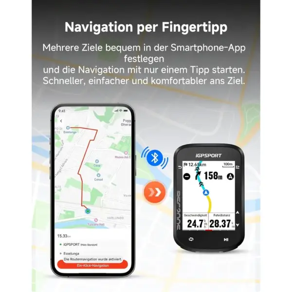 iGPSPORT BSC200S - GPS-Fahrradcomputer mit Farbdisplay und Routennavigation — 3 iGPSPORT BSC200S - GPS-Fahrradcomputer mit Farbdisplay und Routennavigation — 3