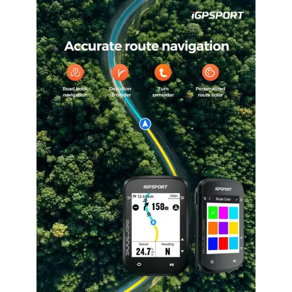 iGPSPORT BSC200S - GPS bike computer with 2.4-inch colour screen and navigation — 2 iGPSPORT BSC200S - GPS bike computer with 2.4-inch colour screen and navigation — 2