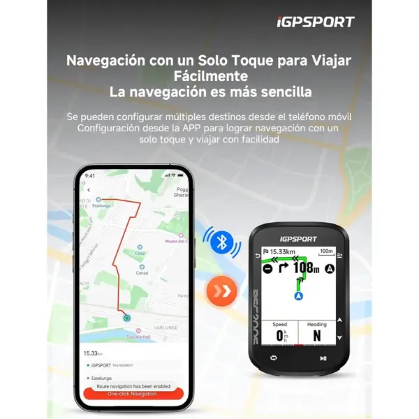 iGPSPORT BSC200S - Ciclocomputador GPS con pantalla a color de 2,4 pulgadas y navegación — 3 iGPSPORT BSC200S - Ciclocomputador GPS con pantalla a color de 2,4 pulgadas y navegación — 3