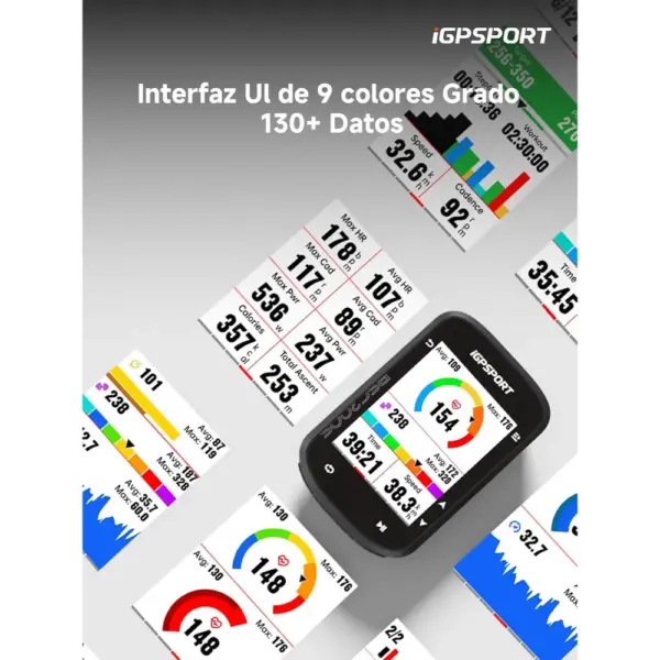iGPSPORT BSC200S - Ciclocomputador GPS con pantalla a color de 2,4 pulgadas y navegación — 4 iGPSPORT BSC200S - Ciclocomputador GPS con pantalla a color de 2,4 pulgadas y navegación — 4