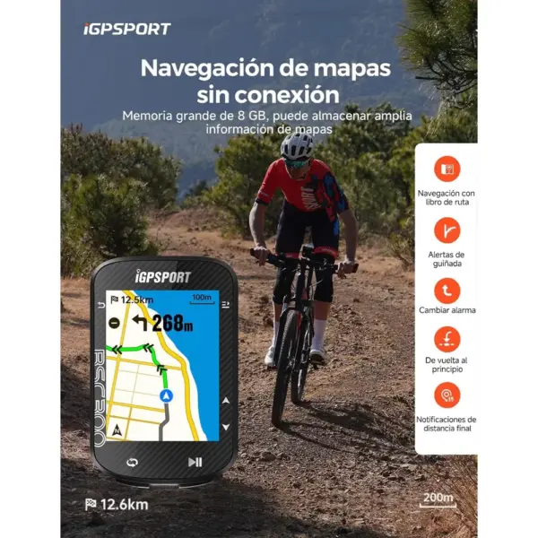 iGPSPORT BSC300 - Ciclocomputador GPS con mapas offline y navegación — 2 iGPSPORT BSC300 - Ciclocomputador GPS con mapas offline y navegación — 2