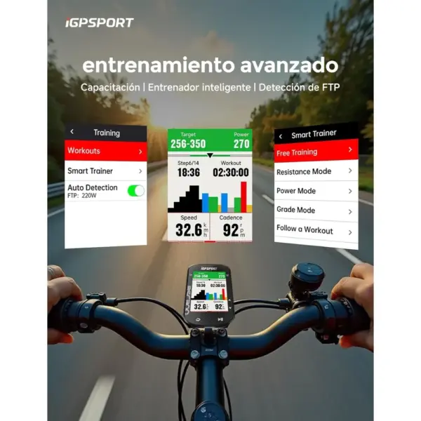 iGPSPORT BSC300 - Ciclocomputador GPS con mapas offline y navegación — 5 iGPSPORT BSC300 - Ciclocomputador GPS con mapas offline y navegación — 5